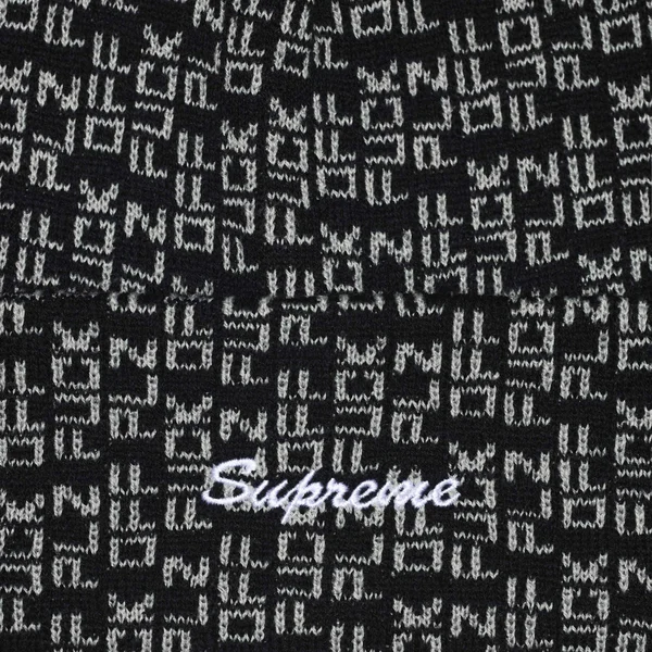 Supreme Fuck Off Beanie - Black (front)