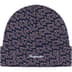 Supreme Fuck Off Beanie - Navy (front)