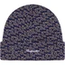 Supreme Fuck Off Beanie - Navy (front)
