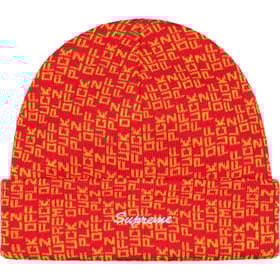 Supreme Fuck Off Beanie Red
