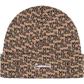 Supreme Fuck Off Beanie Tan