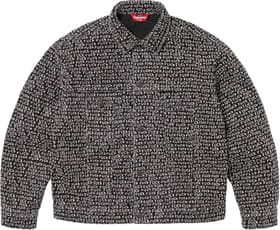 Supreme Fuck Stitch Denim Trucker Jacket Black