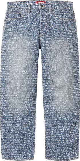 Supreme Fuck Stitch Loose Fit Jean Blue