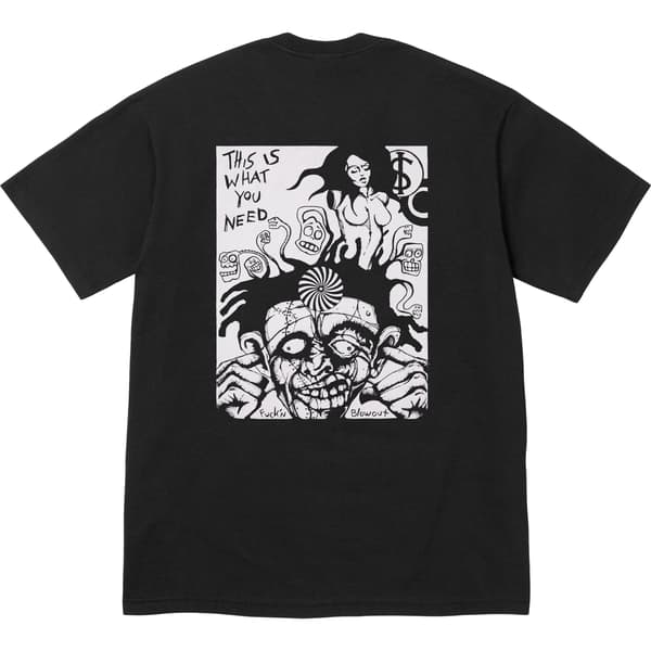 Supreme Fuckin Blowout Tee - Black (front)