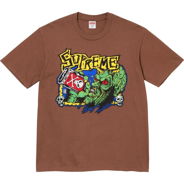 Supreme Fuckin Blowout Tee - Brown (front)