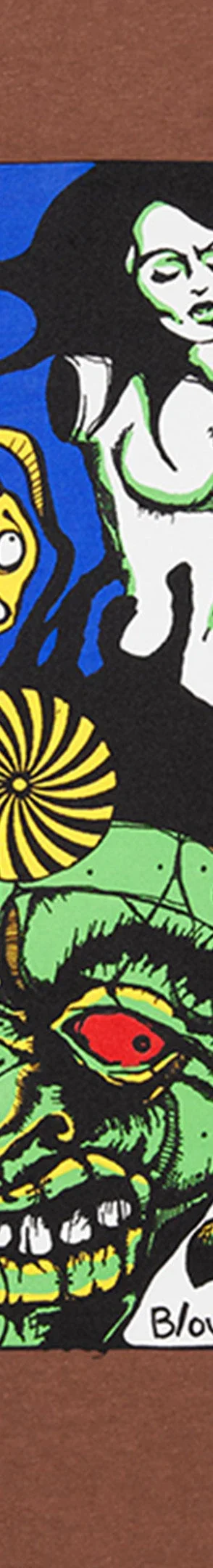 Supreme Fuckin Blowout Tee - Brown (front)