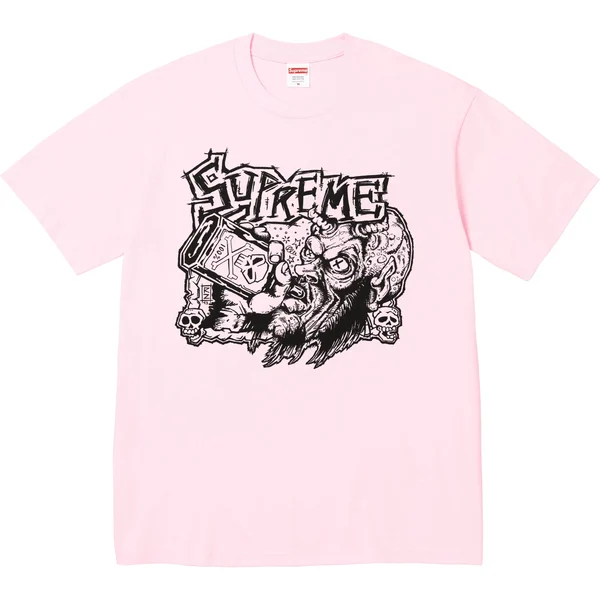 Supreme Fuckin Blowout Tee - Light Pink (front)