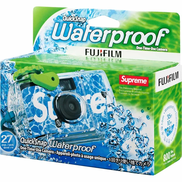 Supreme FujiFilm Waterproof Camera - Blue (front)