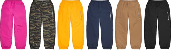 Supreme Full Zip Baggy Warm Up Pant - Product Image