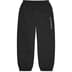 Supreme Full Zip Baggy Warm Up Pant - Black (front)