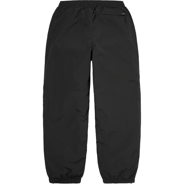 Supreme Full Zip Baggy Warm Up Pant - Black (front)