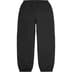 Supreme Full Zip Baggy Warm Up Pant - Black (front)