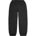 Supreme Full Zip Baggy Warm Up Pant - Black (front)