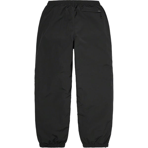 Supreme Full Zip Baggy Warm Up Pant - Black (front)