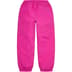 Supreme Full Zip Baggy Warm Up Pant - Fuchsia (front)