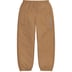 Supreme Full Zip Baggy Warm Up Pant - Light Brown (front)