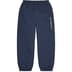 Supreme Full Zip Baggy Warm Up Pant - Navy (front)