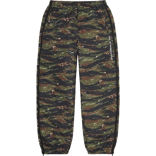 Supreme Full Zip Baggy Warm Up Pant - Tiger Camo (front)