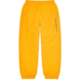Supreme Full Zip Baggy Warm Up Pant Yellow