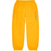Supreme Full Zip Baggy Warm Up Pant - Yellow (front)