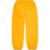 Supreme Full Zip Baggy Warm Up Pant - Yellow (front)