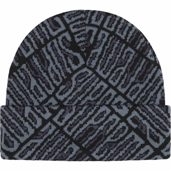 Supreme Funk Spellout Beanie - Black (front)