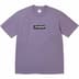 Supreme Futura Box Logo Tee - Dusty Purple (front)