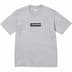 Supreme Futura Box Logo Tee - Heather Grey (front)