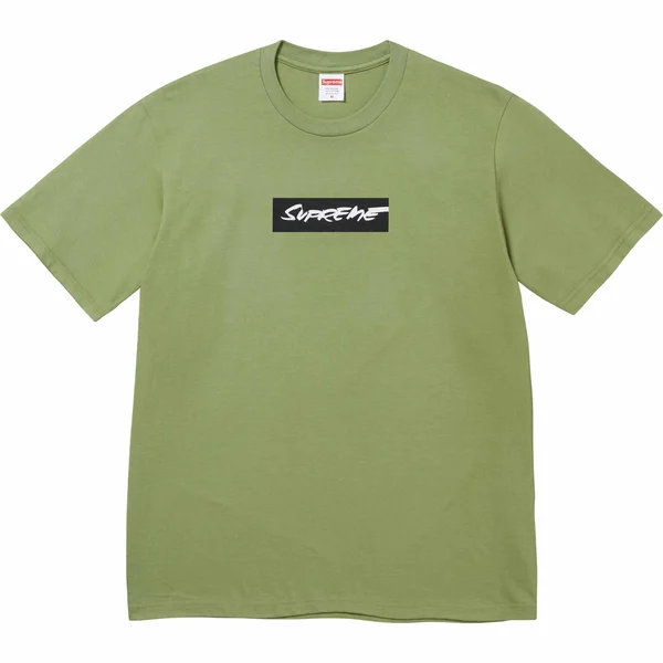 Supreme Futura Box Logo Tee - Moss (front)
