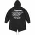 Supreme Futura Fishtail Parka - Black (front)