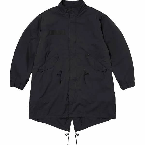 Supreme Futura Fishtail Parka - Black (front)