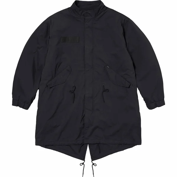Supreme Futura Fishtail Parka - Black (front)