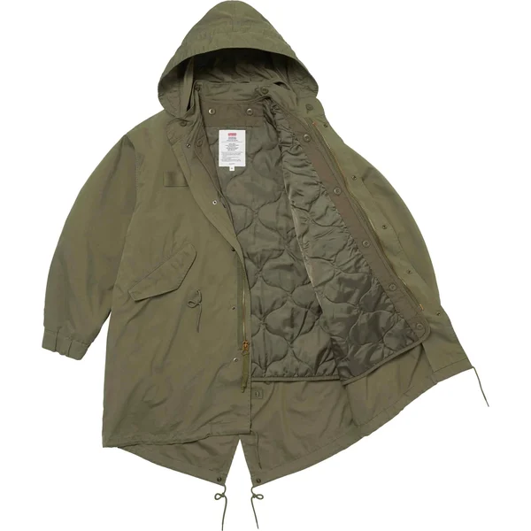 Supreme Futura Fishtail Parka - Olive (front)