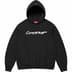 Supreme Futura Hooded Sweatshirt - Black (front)