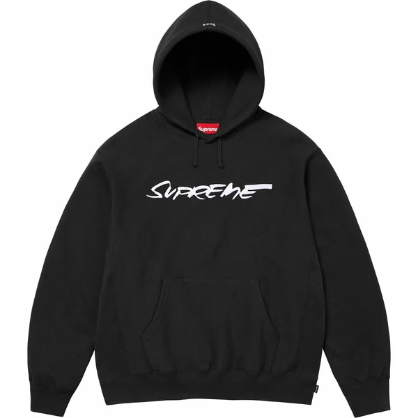 Supreme Futura Hooded Sweatshirt - Black (front)