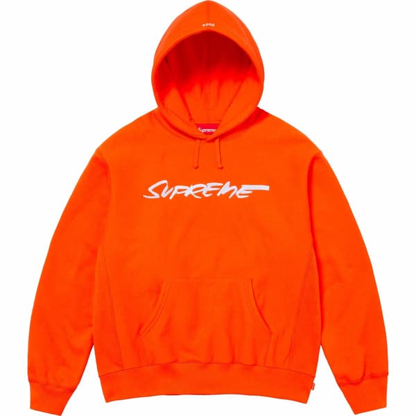 Supreme Futura Hooded Sweatshirt - Bright Orange (front)