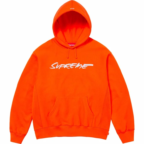 Supreme Futura Hooded Sweatshirt - Bright Orange (front)