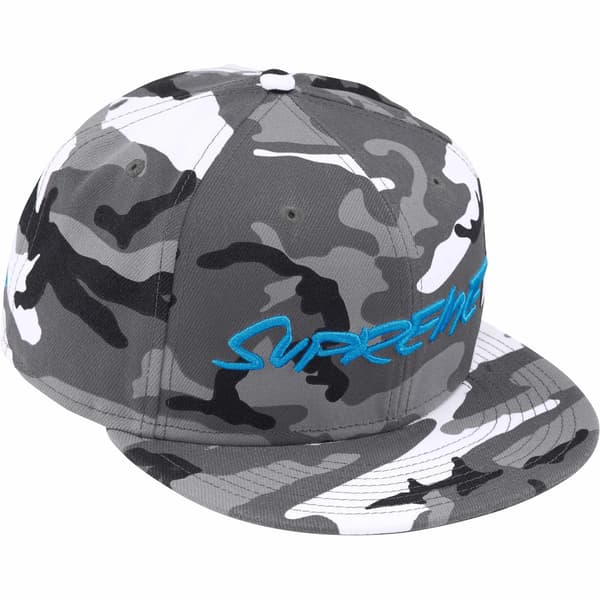 Supreme Futura New Era - Snow Camo (front)