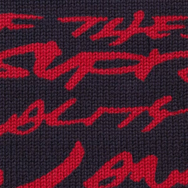 Supreme Futura Sweater - Navy (front)