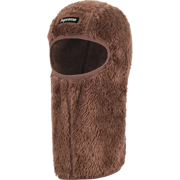 Supreme Fuzzy Balaclava - Brown (front)