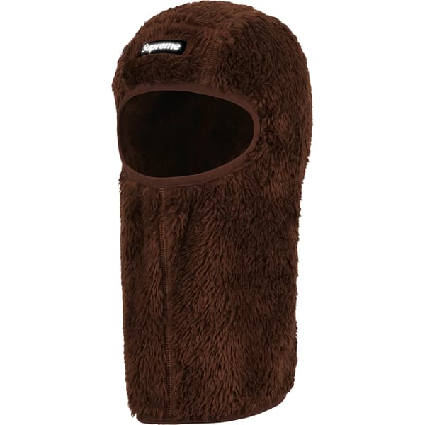 Supreme Fuzzy Balaclava - Brown (front)