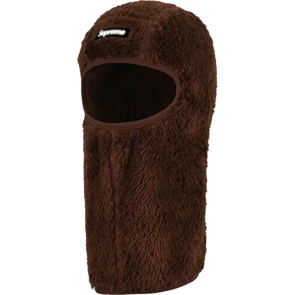 Supreme Fuzzy Balaclava - Brown (front)
