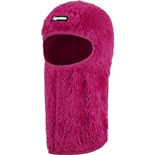 Supreme Fuzzy Balaclava - Pink (front)