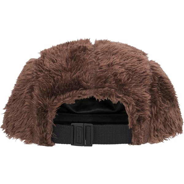 Supreme Fuzzy Camp Cap - Brown (front)
