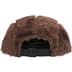 Supreme Fuzzy Camp Cap - Brown (front)