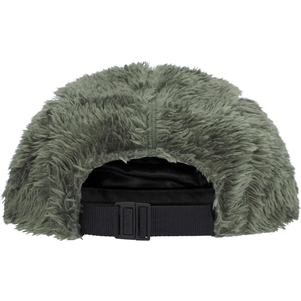Supreme Fuzzy Camp Cap - Moss (front)