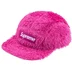 Supreme Fuzzy Camp Cap - Pink (front)