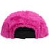 Supreme Fuzzy Camp Cap - Pink (front)