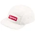 Supreme Fuzzy Camp Cap - White (front)
