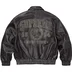Supreme Gem Studded Leather Jacket - Black (front)
